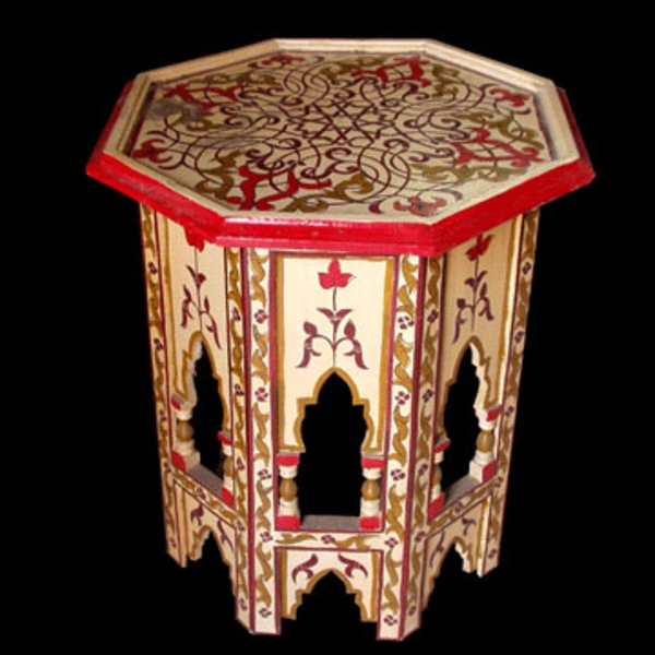 Marroquí-muebles-interesante mesa