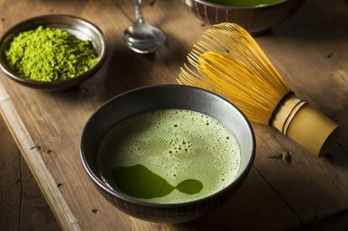 Matcha-tea-receptek-Matcha zöld tea-ital-és por-ötlet-for-vegán élet