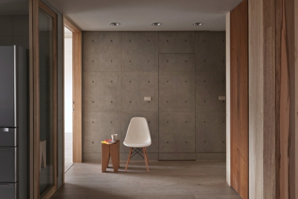 minimalista design folyosóval