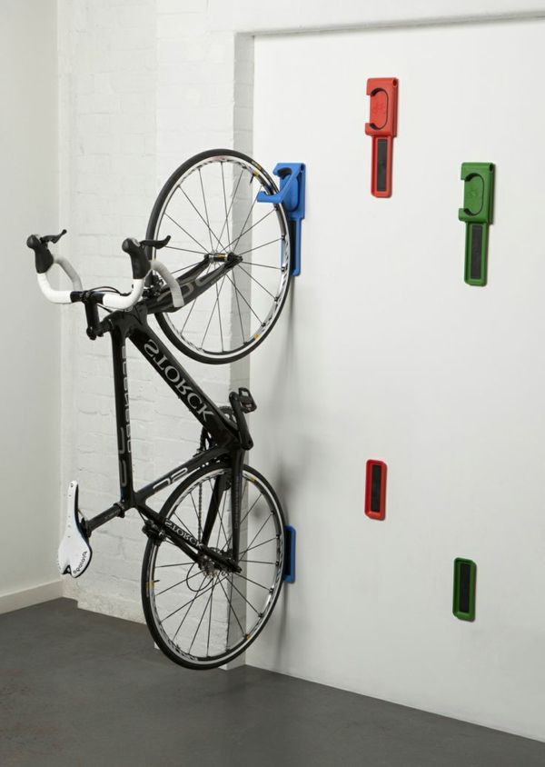 idées de rangement modernes pour les vélos à la maison