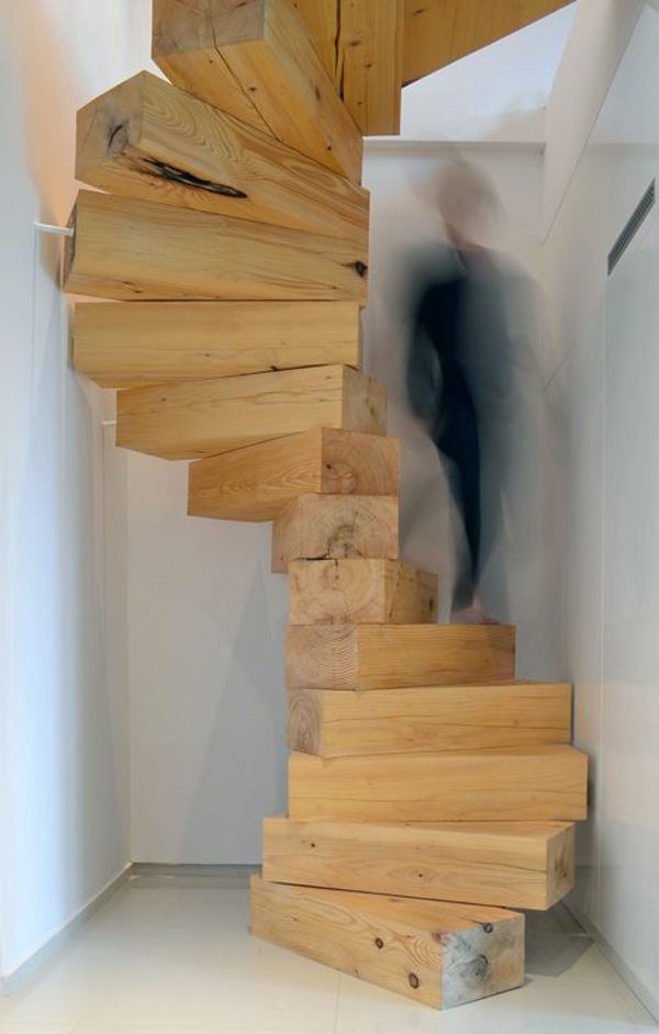 Модерен интериорен дизайн вътрешни стълби дърво модерно съоръжение