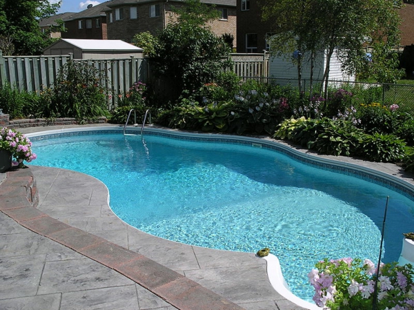 diseño de la piscina idea-para-el-jardín - bello