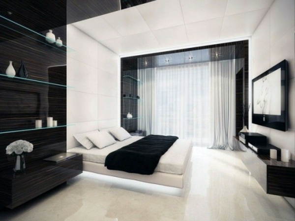 أثاث غرف النوم الحديثة ، من أجل أجواء رائعة ، أفكار التصميم