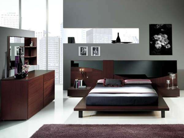 -Modern-bedroom furniture - egy nagyszerű környezetben