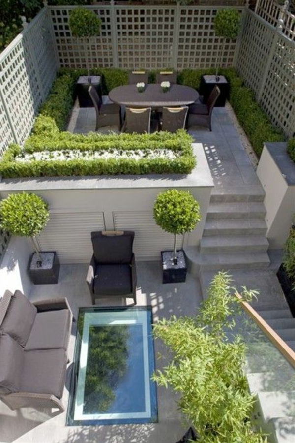 moderan dizajn terase-s biljkama-make