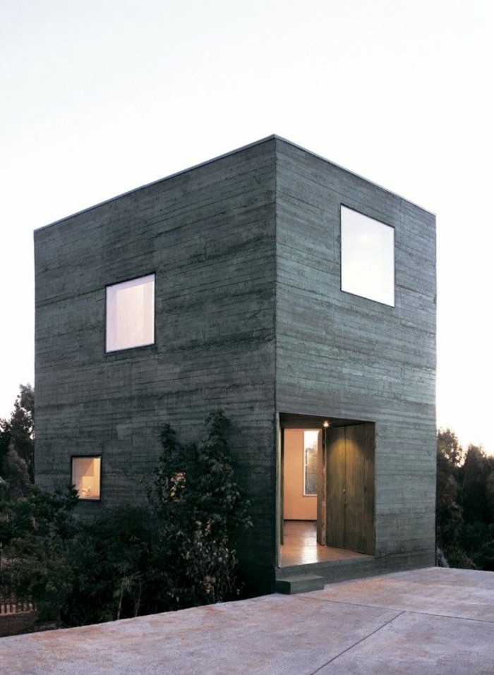 moderni-arkkitehti talojen-minimalistinen-malli