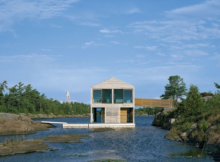 модерни-фасади най-съвременна фасада-а-къща-лодка