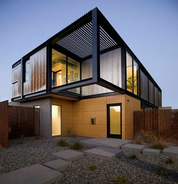 moderne-fasade-želim-da-an-originalni kuća front-make