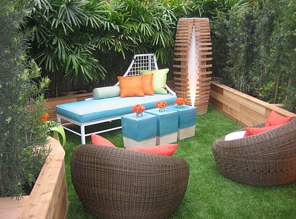 Moderna vrt-loungemöbel- dvije stolice