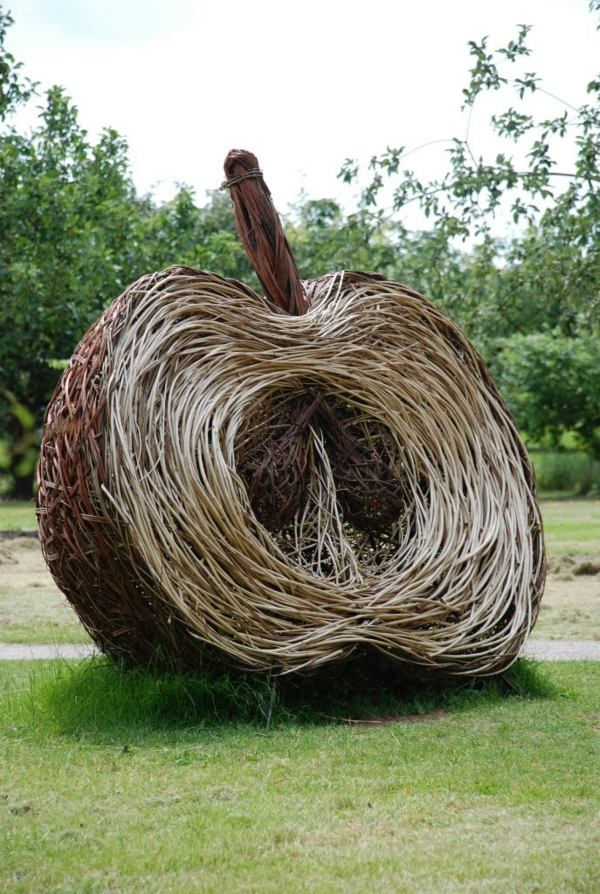 γλυπτά Σύγχρονη κήπο μήλο