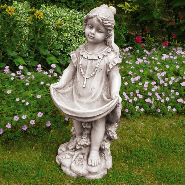 Modern kerti szobrok-lány