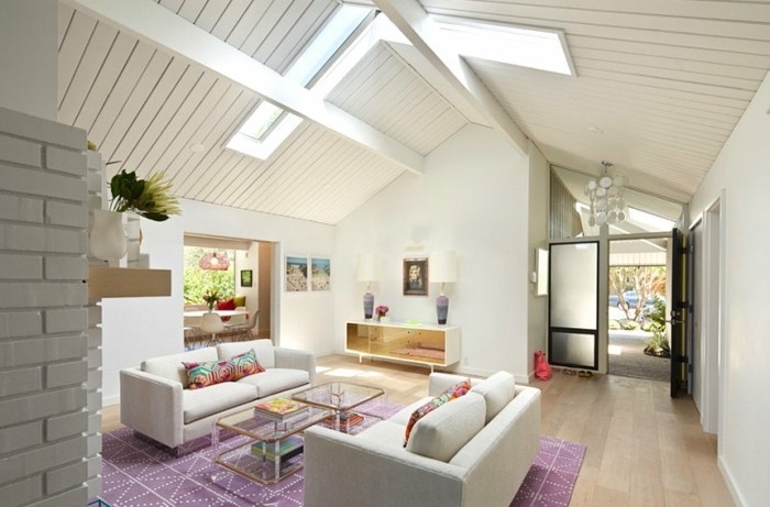 modern tervezésű-nappali-penthouse-modern belső berendezése