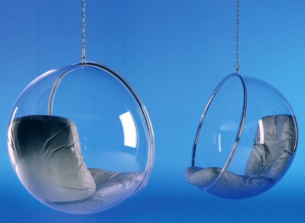 съвременния сферична-виси стол-на-стъкло