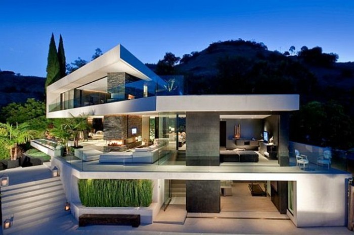 Модерните Homes Gorgeous-дизайн към мулти-етажа