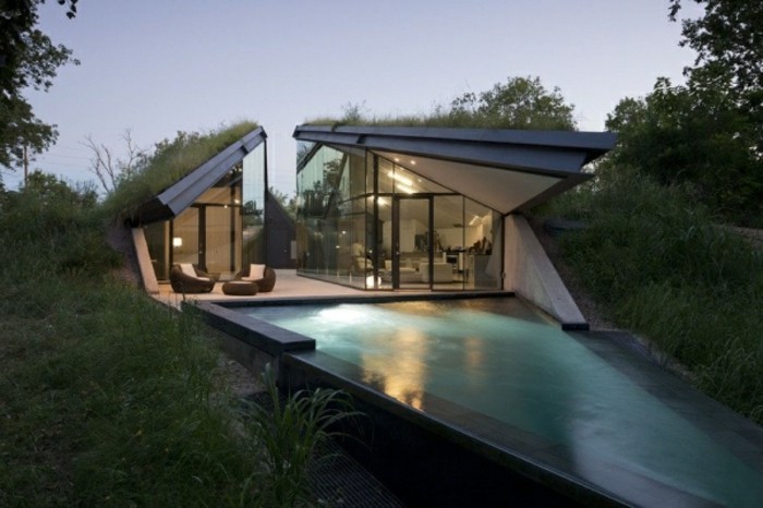 Модерните Homes-интересна архитектура-и-красива-естествен