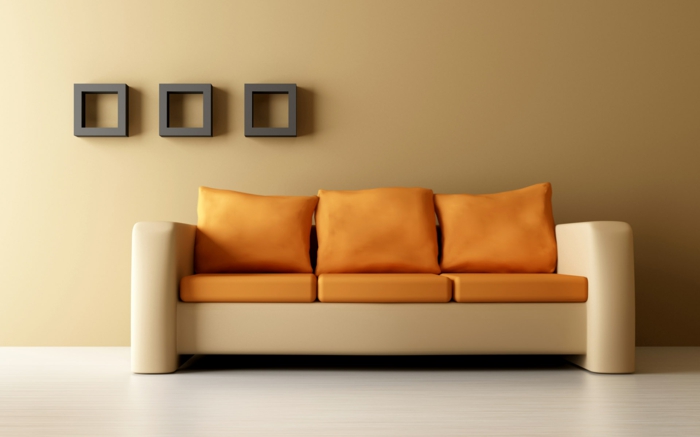 moderni sisustus-puna-sohva-ja-artikkeli-to-the-wall