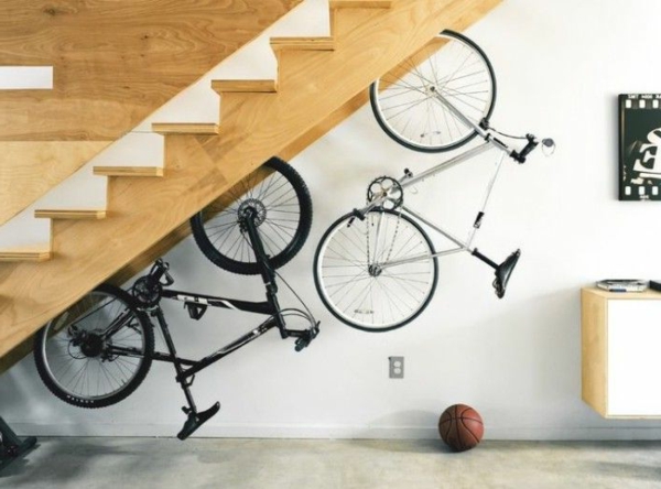 moderne- és-kreatív-Aufbewahrungeideen-for-kerékpár-to-home