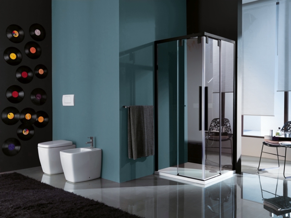 modernos recintos-de-diseño de vidrio de ducha de diseño moderno