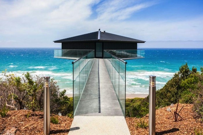 moderna arhitekt kuća-jako-zanimljiv model-lijep pogled na more
