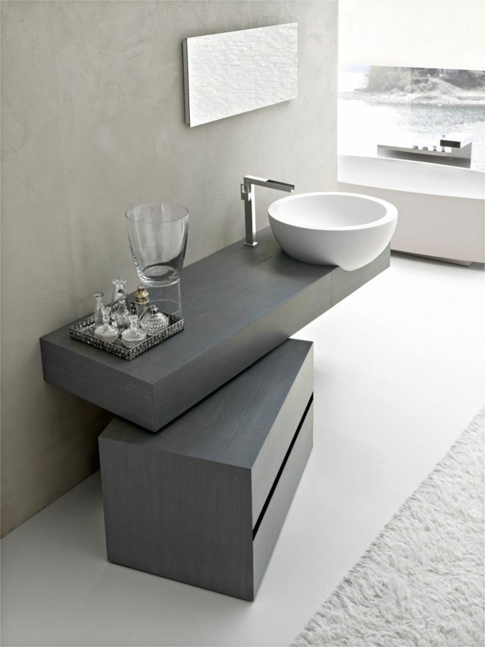 modern-bad-minimalista badeinrichtung szürke