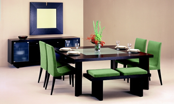 moderno - mueble-Comedor configuración sillas de comedor mesa de comedor-design-Ideas