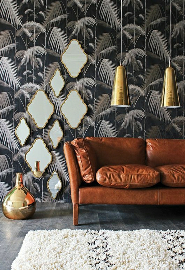 moderno-salón-Papel-retro-wallpaper-vintage-Papel-hermosa-Papel-sala de estar-Papel-vida