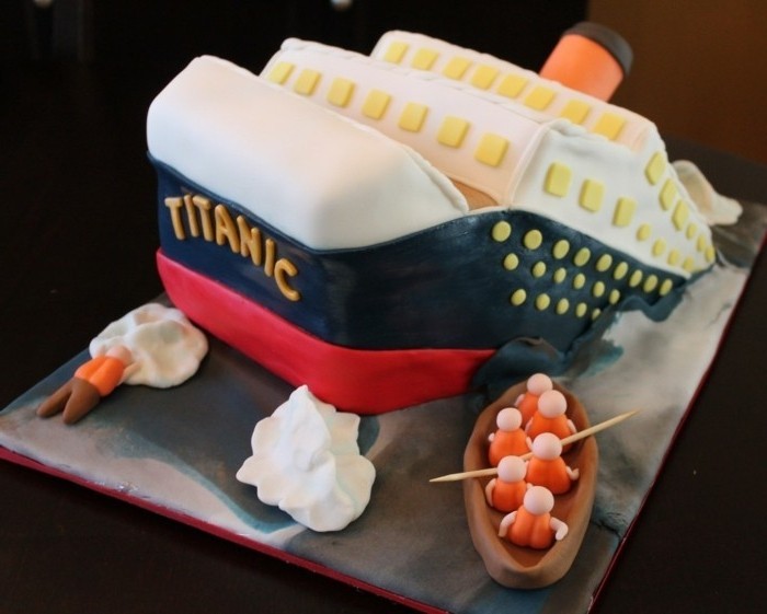 мотив пайове сам вземане фондан-пай-Титаник