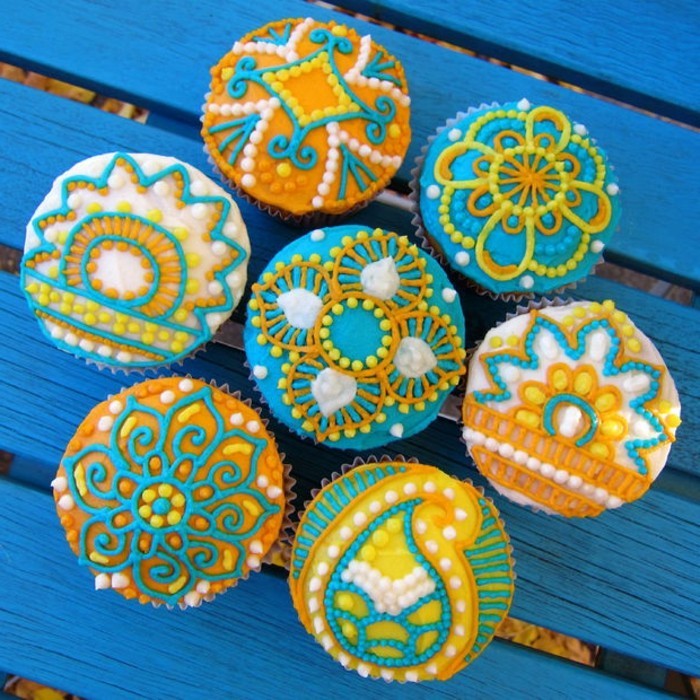 Tee-itse-Henna-muffinsseja sisustaa-motivoivaa pie-itse-make piirakat motif-