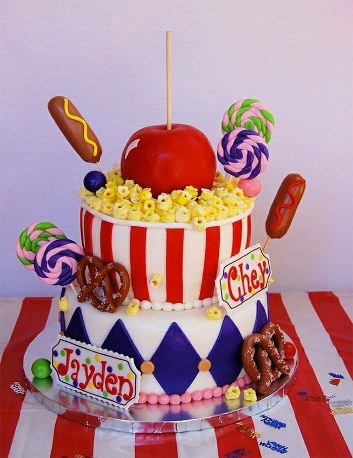 empanadas-yourself de decisiones con motivos niños cumpleaños de la torta de bricolaje de decisiones del partido-en-cine-idee