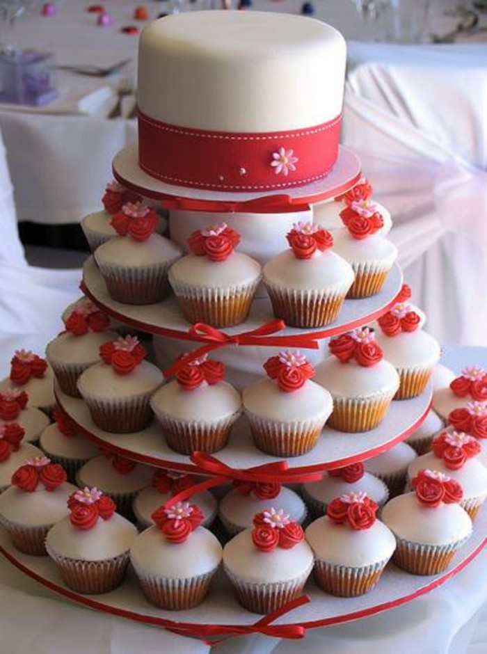 muffins-Διακοσμήστε-γάμο-κέικ-διακόσμηση-muffin-deco