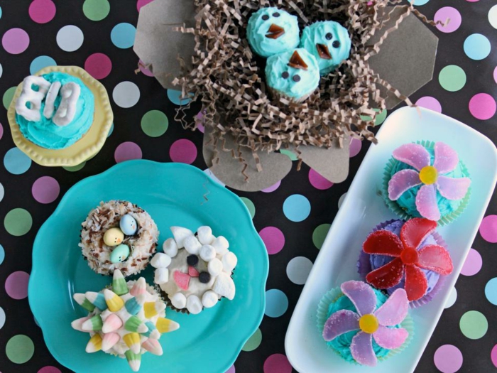 muffin-mázolás-ötletek-színes-és szórakoztató-for-the-gyerekek