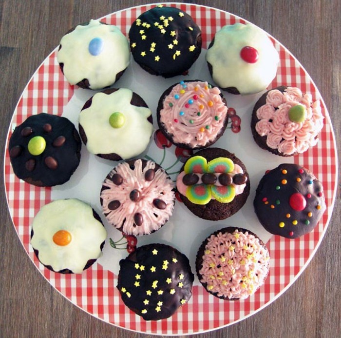 muffin-díszítő-ötletek-, hogy összefüggő, Amaze