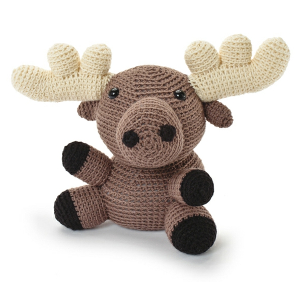 Netter-ciervo-crochet-de-juguete-ganchillo para-el-niños-
