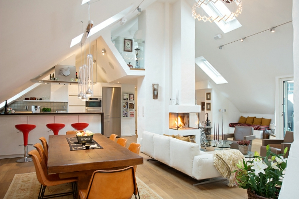 Nordic-mode in-the-szoba-design-gyönyörű penthouse