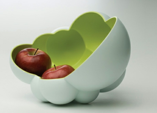 水果碗陶瓷超级花式模型白色背景