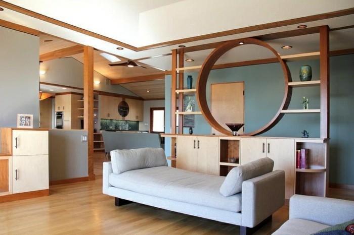 -Librero-habitación abierta partición divisor de estante-vivir-estante-que-sala de piso de madera divisor, sofá de madera estante blanco