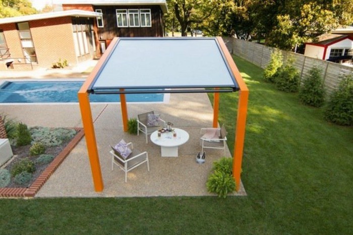 оранжево-кадър пергола с сгъваем покрив и-bisto-градинска мебел-gartengestaltung