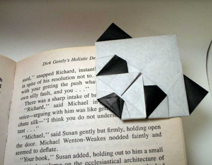 Maquillaje Origami-Tinker-simples-idea-marcadores de bricolaje