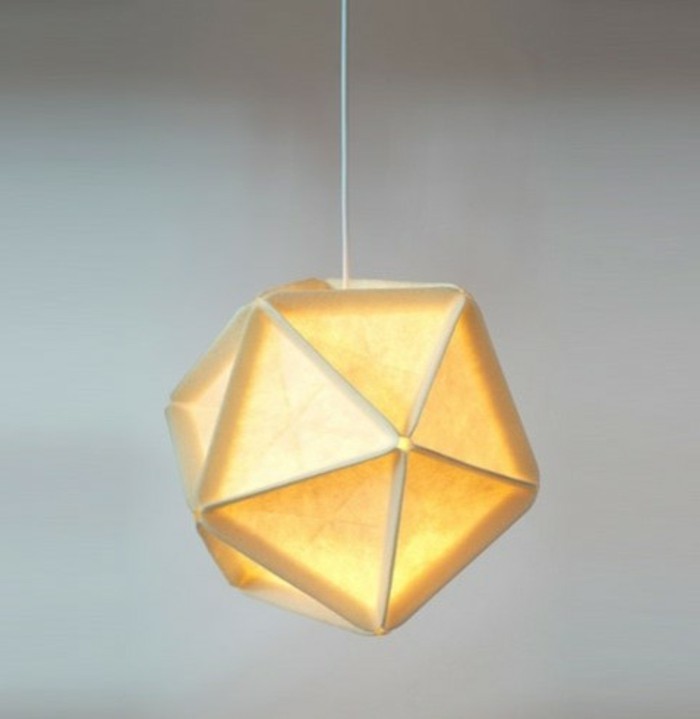 origamijem abažur-a-presavijeni origamijem lampa