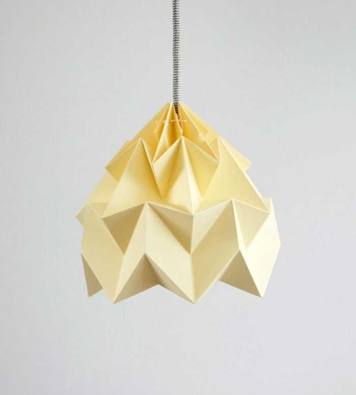 оригами абажур-абажур-на-оцветен-лампа хартия