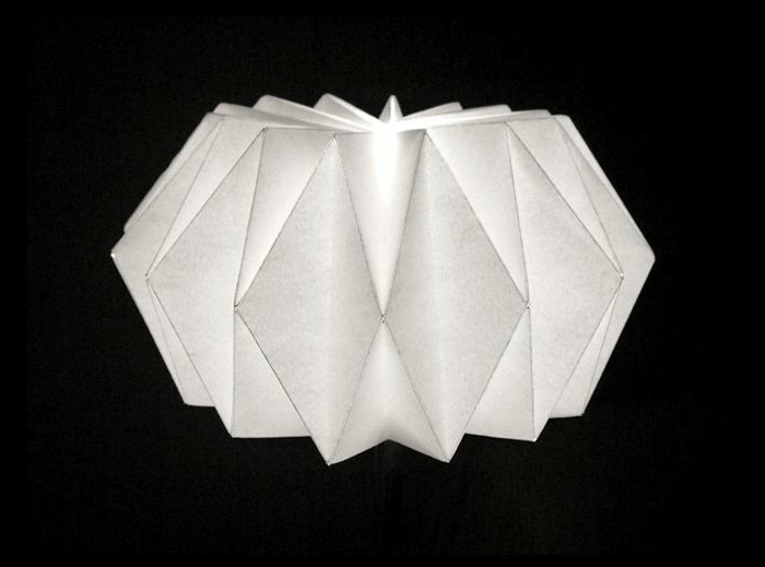 Sklopivi origamijem abažur-origamijem lamp-