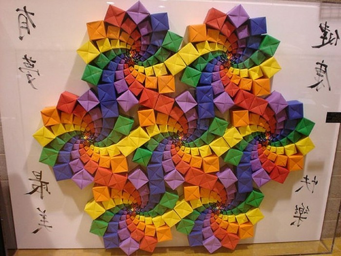 origamipaperia origami hahmoja origami kollaasi taittuvat tekniikka origami taitto tekniikka-paperi