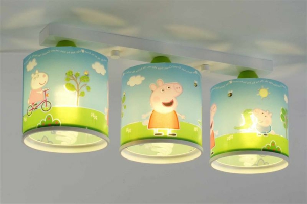 מנורת תקרה מקורית-ילדים בחדר של