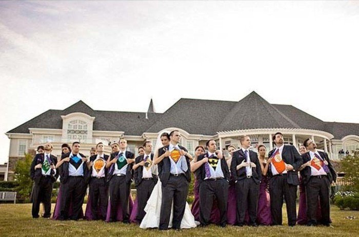 Izvorna vjenčanje fotografija ideje-the-men-as-superheroja