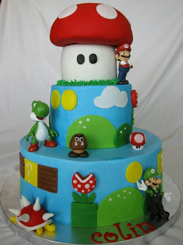 Déco-anniversaire originale fête-enfants-enfants anniversaire-gâteaux-décorer-grands-tartes-ligne-commande