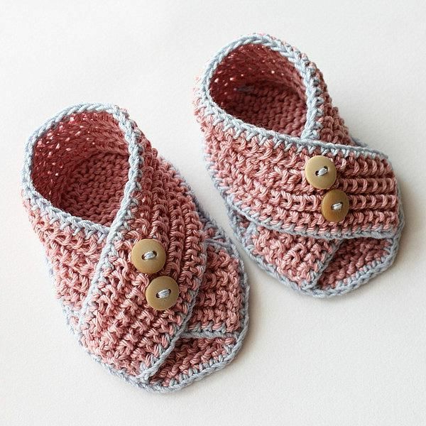 Izvorne-ideje-heklanje-za-bebe-heklanje-beba cipele-sa-lijepim-dizajn