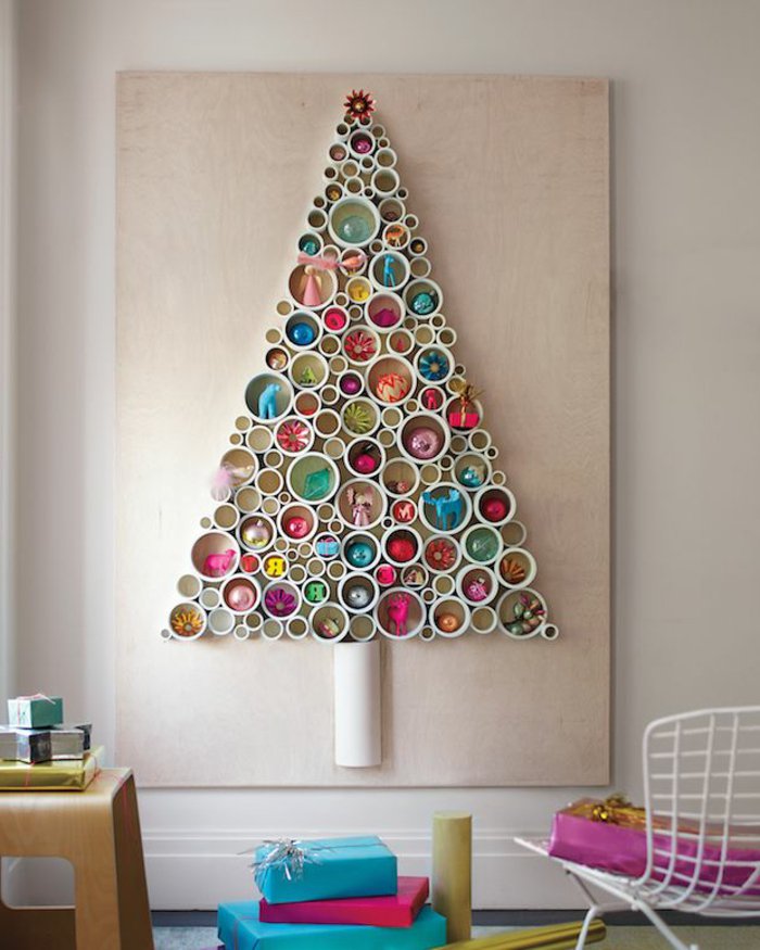 Izvorne-weihnachtsdeko-ideje-zid dizajn Božić
