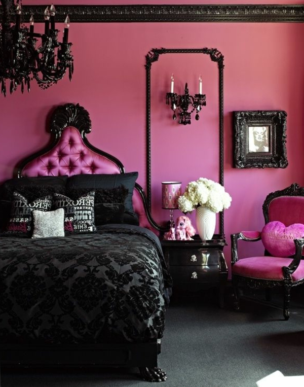 الأصلي-غرف نوم في اللون الوردي