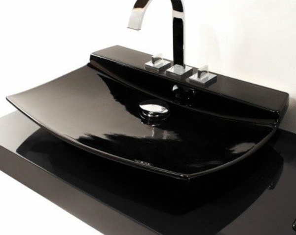 Creative fekete mosogató-for-the-fürdőszoba