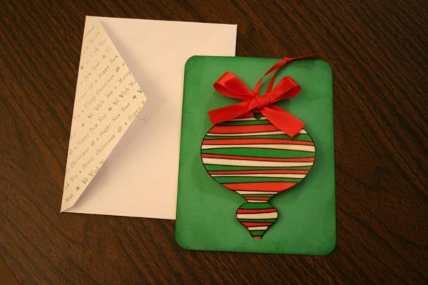 gyönyörű karácsonyi kártyák dekoratív elemekkel